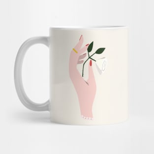 Hand with Rose | proposal | engagement Mug